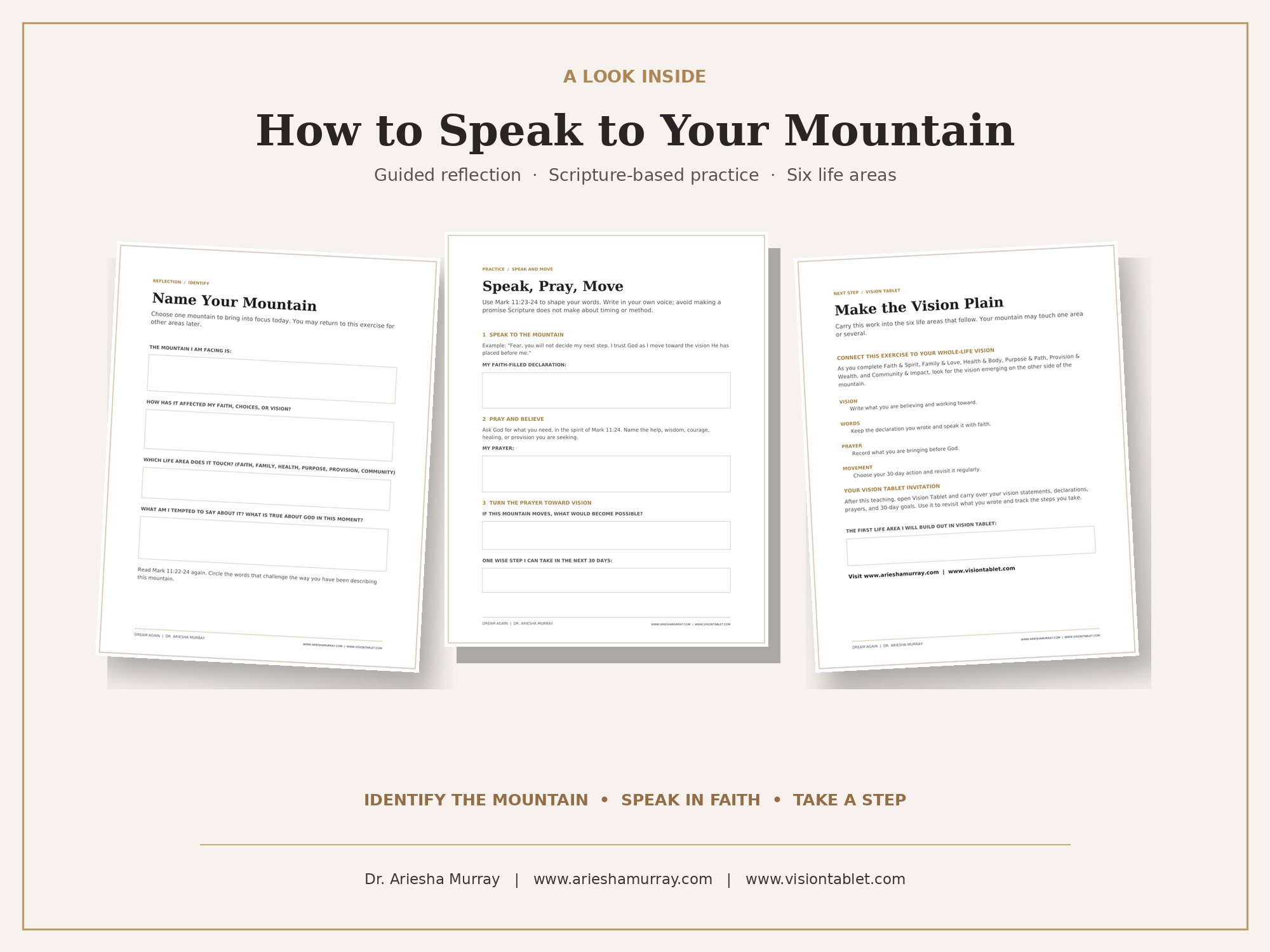 How to Speak to Your Mountain Workbook - Image 2